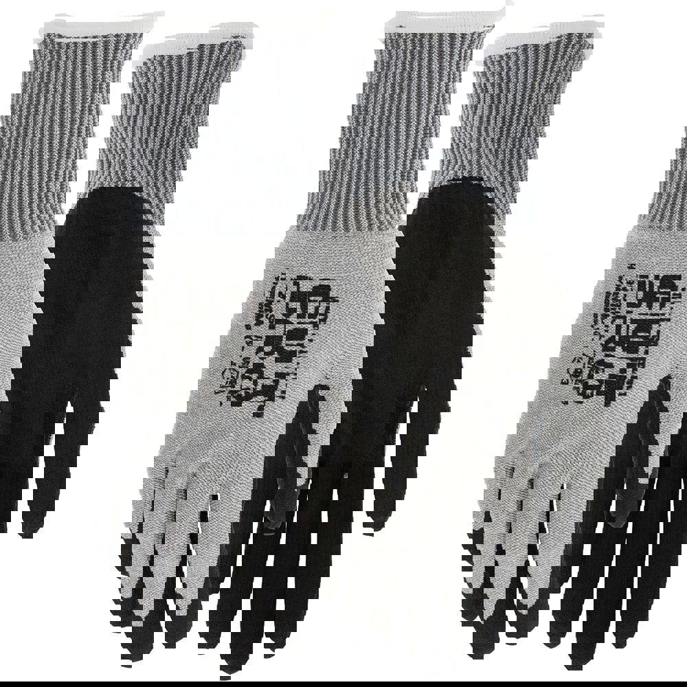 Cut-Resistant Gloves: Size Medium, ANSI Cut A9, ANSI Puncture 3, Polyurethane, Series Cut Pro